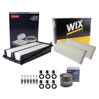 Kit de ajuste Denso NGK 6 velas de ignição e botas kit para Acura CL TL 3.2 V6 J32A1 FWD - Imagem 1 de 2