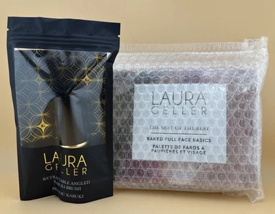 Laura Geller Best Baked Full Face Basics Palette + Pincel Kabuki Retrátil NOVO - Imagem 1 de 4