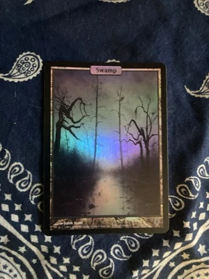 Swamp - Full Art Unhinged Foil - Image 1 of 4