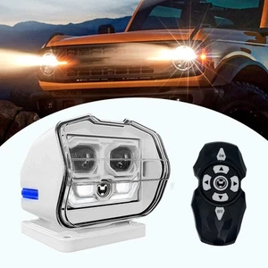 LED Searchlight Remote Control For Marine Boat Car Truck SUV Wireless Spotlight - Picture 1 of 8