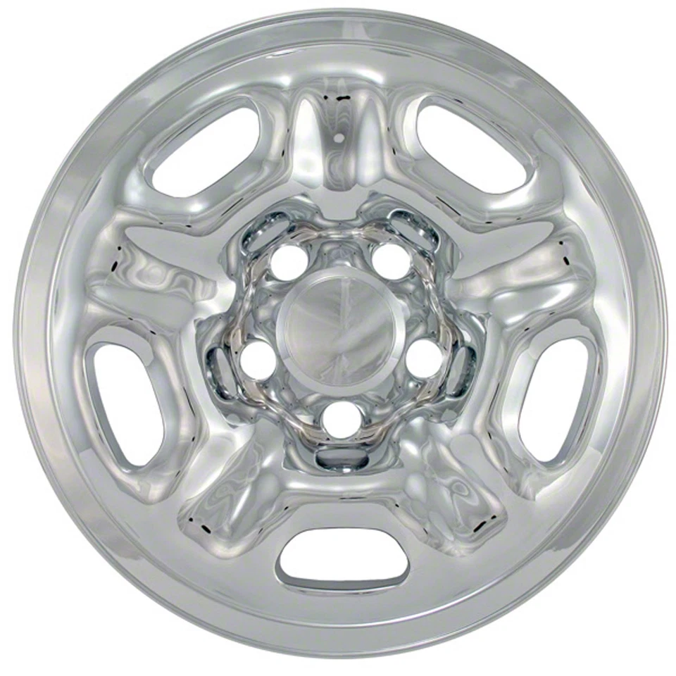 New Set of 4 15” Chrome Wheel Skins for 2005-2016 Toyota Tacoma 15” Steel Wheels - Image 1 of 1