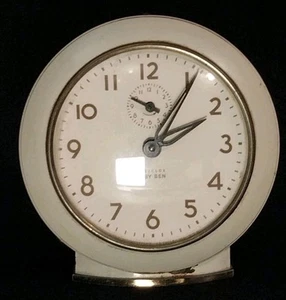 Vtg MCM Westclox USA Baby Ben Alarm Clock Beige - Clean & Working Great!!! - Picture 1 of 13
