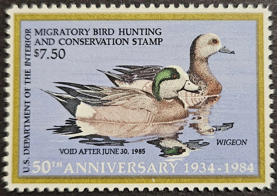 US Revenue Collection Scott # RW51 - Duck Hunting Permit Stamp - MNH - Image 1 of 1