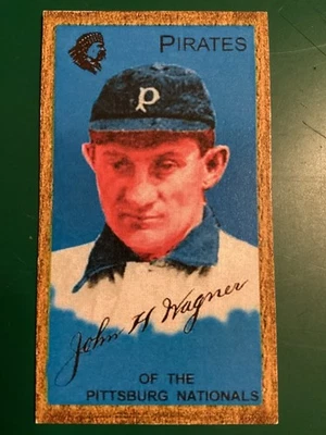 Tarjeta de variación 1909-11 T206 Honus Wagner Pittsburgh Pirates color azul coincidente Foto 1 de 2