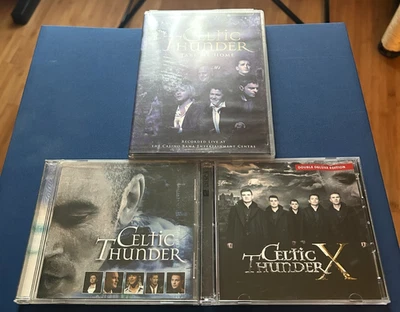 Лот товаров Celtic Thunder 2 CD и 1 DVD - Take Me Home DVD, одноименный и X двойной компакт-диск - Изображение 1 из 4