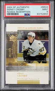 2004 Upper Deck Sidney Crosby Rookie Redemption Rare Invest Card #RR24 PSA 9 - Picture 1 of 2