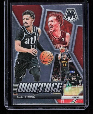Trae Young 2023-24 Panini Mosaic #9 Montage - Image 1 of 2