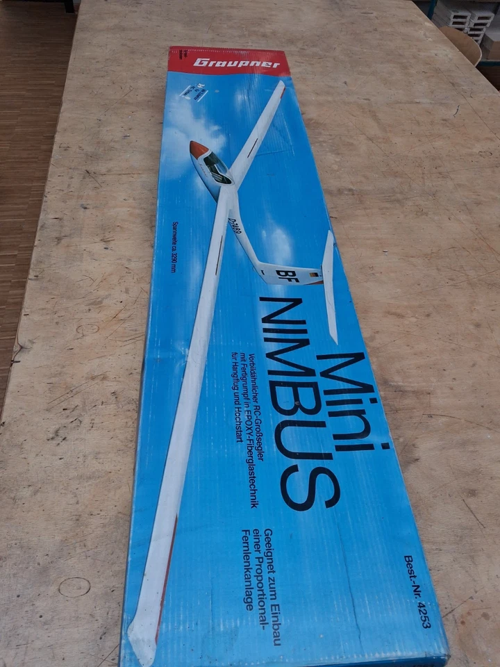 Schnellbaukasten Mini Nimbus Graupner Nr.4253 angefangen - Bild 1 von 4