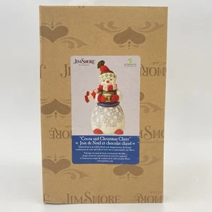 NEU Enesco Jim Shore "Kakao und Weihnachtsjubel" gemütliche Schneemann Figur 6011166. - Bild 1 von 18