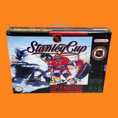 NHL Stanley Cup Hockey NEW Factory Sealed SNES Super NES Nintendo Complete CIB - Image 1 of 4