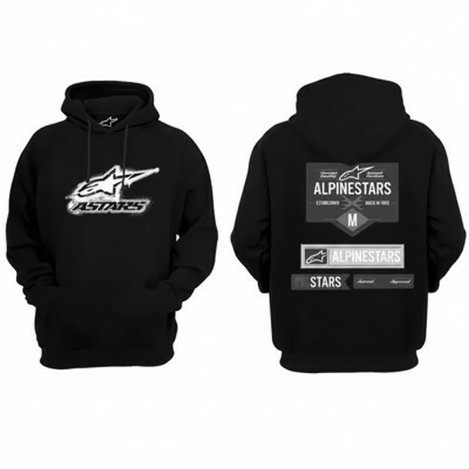 Sudadera con Capucha Alpinestars Factory Racing 2025 Diseño Gráfico (2 Caras) S-5XL Foto 1 de 2