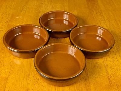 4 VTG Handmade 5" Ceramic Dipping Bowls Dishes Condiments Sauces From Argentina - Image 1 of 4