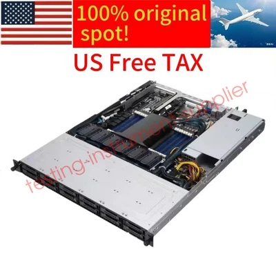 ASUS RS500A-E10-RS4 support AMD EPYC 7002-7003 1U rack mounted servers, 4 SATA - Image 1 of 4