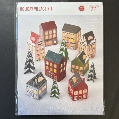 Fuente de Papel Nuevo Kit Pueblo de Vacaciones Navidad 8 Casas 4 Árboles 2021 10017268 Foto 1 de 4