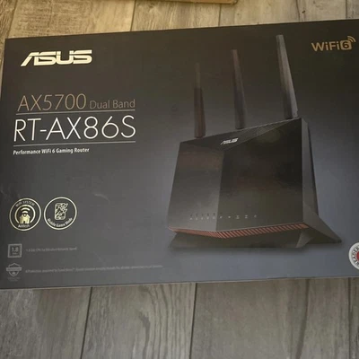 Router inalámbrico ASUS RT-AX86S DualBand 4 puertos - negro Foto 1 de 3