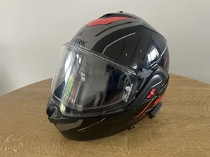 Shark Flip Over Helmet Medium - OXO - with SENA INTERCOM - USED ONCE ✅ 2025 - Picture 1 of 24