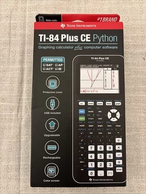 Texas Instruments 68221 84 Plus CE Graphing Calculator -Matte Black - Image 1 of 3