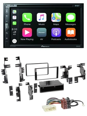 Pioneer DVD 2DIN MP3 DAB Bluetooth USB Autoradio für Nissan Juke Navara NV ab 12 - Bild 1 von 4