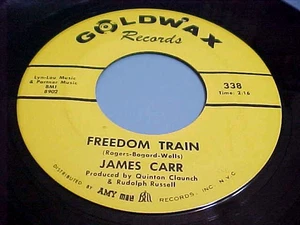 JAMES CARR - FREEDOM TRAIN / SO IST DIE LIEBE GEWORDEN - FAST NEUWERTIG VINYL & EX AUDIO - Bild 1 von 3