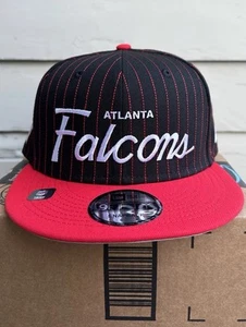 Atlanta Falcons New Era Pin Stripe Snapback Hat braves supreme homerun junkyard - Picture 1 of 4
