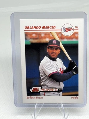 1991 Line Drive AAA #35 Orlando Merced - Image 1 of 2
