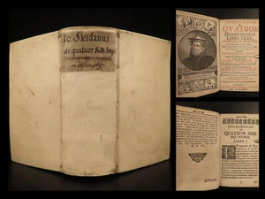 1697 John Sleidan Four Empires GREECE Rome Babylon Persia Key of History Latin - Picture 1 of 12