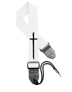 Correa de Guitarra Cristiana Legacystraps 2" con Diseño de Cruz de Madera - Imagen 1 de 21