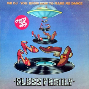 GLASS FAMILY Mr. DJ You Know How To Make Me Dance (US Clear Red Vinyl Promo LP) - Picture 1 of 6