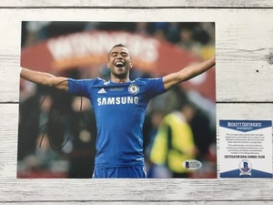 Ashley Cole Signed Autographed Chelsea FC 8x10 Photo Beckett BAS COA a - Picture 1 of 1