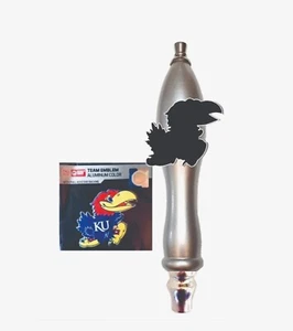 Kansas Jayhawks Football Emblem & Beer Tap Handle sign for Kegerator Faucet KIT - Bild 1 von 1