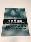 Used Harley Sidecars 1990 To 2000 Models Factory Service Manual P/n 99485-00 Oem