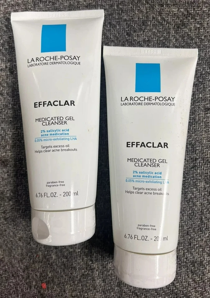 2 La Roche-Posay Effaclar Medicated Acne Gel Cleanser 6.76 Oz Each - Image 1 of 1
