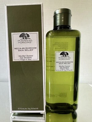 LIMPIADOR FACIAL MICELAR Dr. Weil for ORIGINS Mega-Mushroom Skin Relief 6,7 oz Nuevo en caja Foto 1 de 3