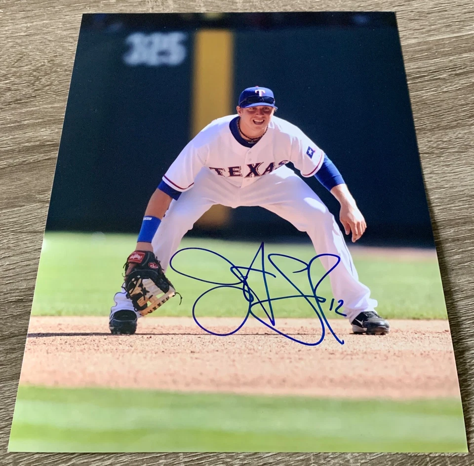 Justin Smoak - Foto autografiada firmada por los Rangers de Texas 8x10 MLB Foto 1 de 1