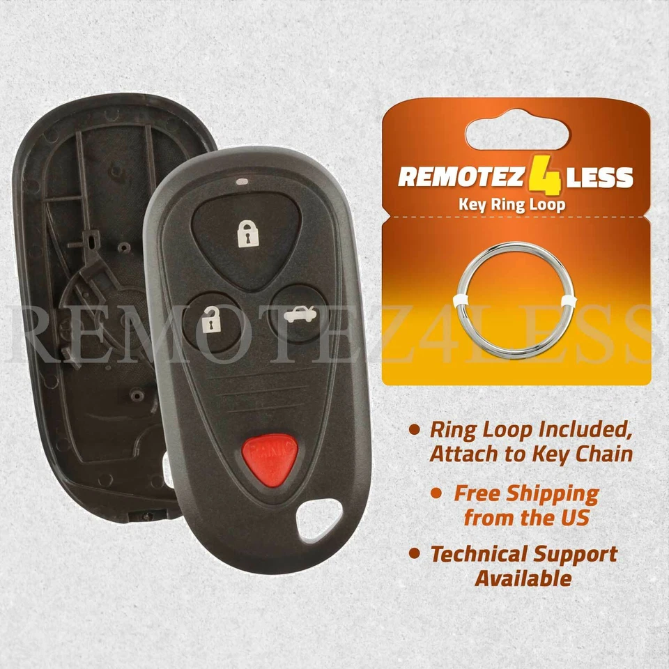 Replacement Case for Acura CL RL TL TSX Keyless Entry Remote Car Key Fob - Изображение 1 из 4