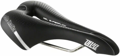 Sillín Selle Italia Diva Gel Superflow - Titanio, Negro, Para Mujer, S3 Foto 1 de 3