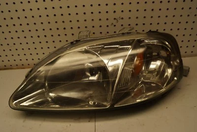1999 2000 HONDA CIVIC SEDAN LEFT DRIVER SIDE HEADLIGHT DEPO - Image 1 of 4