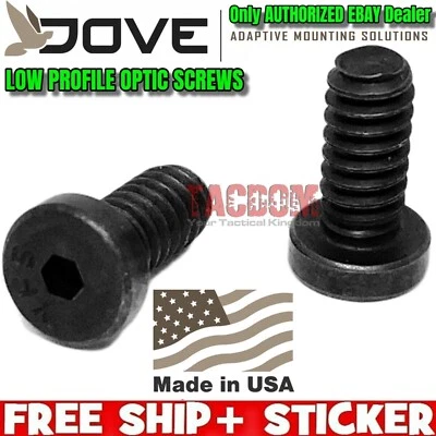 DOVE DOT ADAPTIVE MOUNTING SOLUTIONS DOVE Mounting Solutions Low Profile Optic Screw pack 6-32x5/16" For RMSC Mount