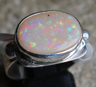 Multicolor Opal 5 Karat 925er Silberring Größe 17,5 / 55 mm - Bild 1 von 4