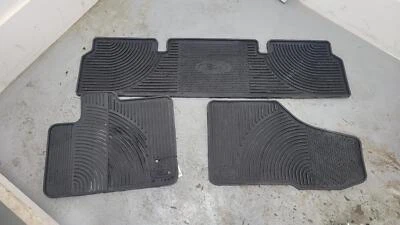 2008-2010 Ford F250-F350 Full Set of OEM Black Rubber Floor Mats, Front & Rear — 第 1/4 张图片