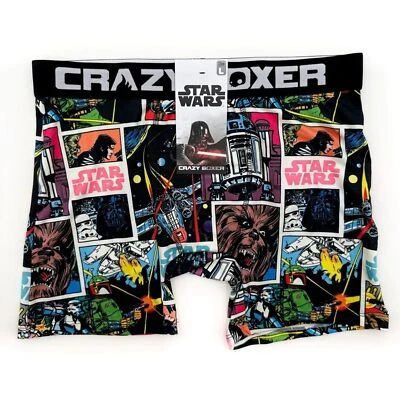 Calzoncillos boxer locos de Star Wars para hombre ropa interior grande Disney Chewbacca Darth Vader Foto 1 de 4