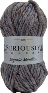 Cygnet Seriously Majestic Metalizados Muy Grueso Hilo 100g 8257 Gunmetal Gris - Imagen 1 de 2