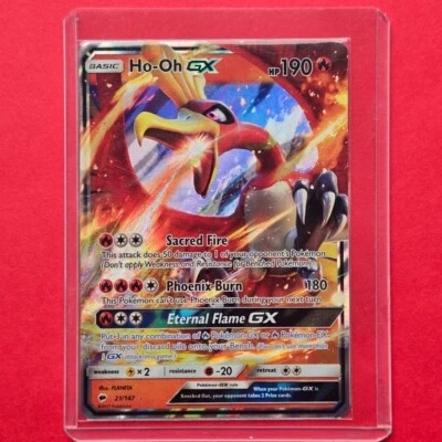 Ho-oh GX Pokemon Card Burning Shadows 21/147 - Image 1 of 3