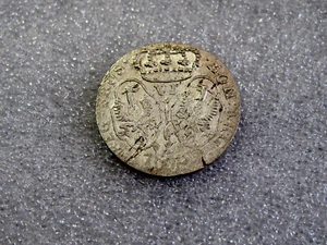 1755 E Germany Prussia 6 Kreuzer Silver KM#A283 Friedrich II - Picture 1 of 9