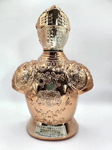NIKKA Kingsland Whisky Helmet Knight Empty Bottle Rare Vintage From Japan - Picture 1 of 12
