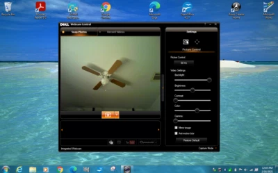 Dell E6400 LAPTOP COMPUTER, 2.80GHz 4GB 160 GB HDD Webcam Win 7 Pro Blue Vinyl C - Image 1 of 4