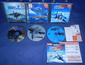 Sega Dreamcast; Aero Dancing, Airforce Delta, Aero Dancing F, w/Manual, JAPAN