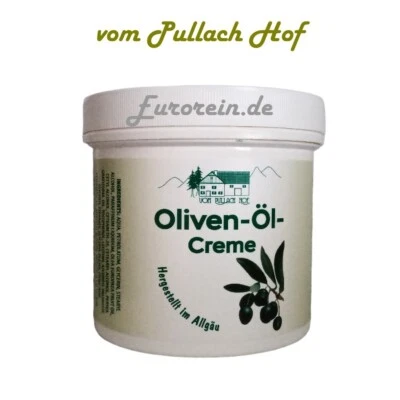 Oliven Öl Creme 250ml vom Pullach Hof kaltgepresstem Olivenöl Hautpflege Creme