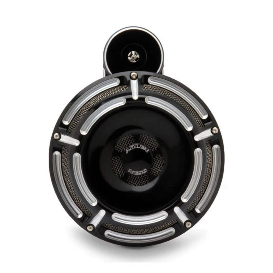 Arlen Ness, Kit De Bocina De Acero Inoxidable, Slot Track Negro Cc Para Harley D - Imagen 1 de 1