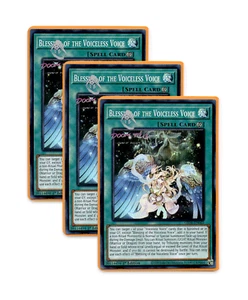 Yugioh! Segen der stimmlosen Stimme LEDE-DE062 (SR) 1. Auflage 3x - Bild 1 von 1